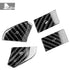 Dry Carbon Fiber Steering Wheel Radio Adjustment Button Trim For Corvette C8 2020-2022